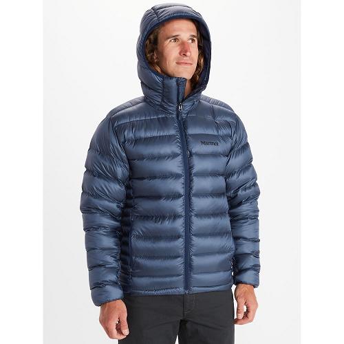 Marmot Hype Jackets - Mens Down Jacket Navy CA9507312 Canada